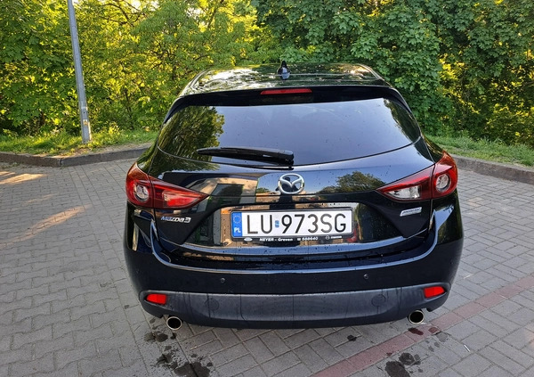 Mazda 3 cena 44900 przebieg: 205000, rok produkcji 2015 z Lublin małe 92